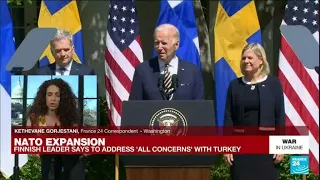 Joe Biden says Sweden, Finland 'meet every NATO requirement' • FRANCE 24 English