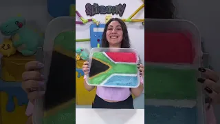 African flag in slime