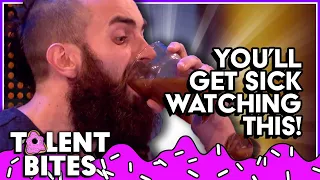 VOMIT inducing drinking challenge Gets Messy! | BITES