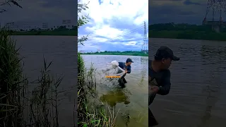 JALA IKAN,DI TEPIAN SUNGAI BESAR #SHORTS #JALAIKAN #JALAPETUALANG