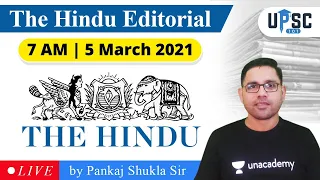 5 March 2021 | The Hindu Editorial Analysis by Pankaj Shukla Sir