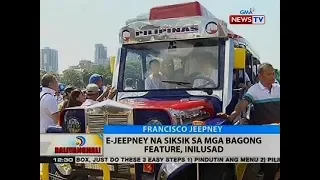 BT: E-jeepney na siksik sa mga bagong feature, inilunsad