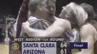 Santa Clara upsets Arizona (1993): Final 2 minutes