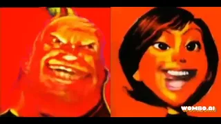 Mr incredible and Elastigirl becoming canny to uncanny singing wombo ai (part 1)