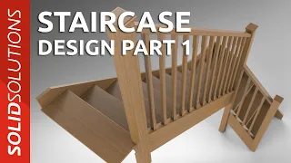 How to Design a Staircase #1 | Advanced SOLIDWORKS Tutorial