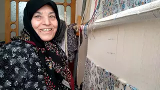 Aunt Nahid Weaving Persian Rug - 2015