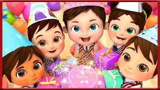 𝑵𝑬𝑾 Birthday Song | Yes Yes Fruits Song | More Kids Songs🎶| Banana Cartoon 3D Nursery Rhymes [HD]