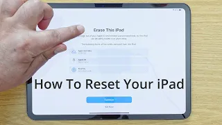 How To Factory Reset Your iPad And Completely Erase All Data Before Selling Or Returning It To Apple