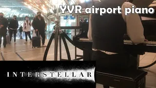 "Interstellar" piano cover at Vancouver airport (FULL)