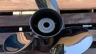 How to rehub a boat propeller.