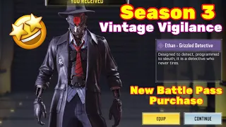 Season 3 vintage vigilance New battle pass purchase cod mobile | iphone 13 codm