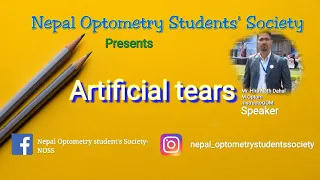 Artificial tears - Mr. Hira Nath Dahal