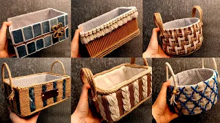 6 Super crafts made from cardboard  DIY box decor