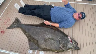 Fishing for Giant Halibut in Alaska with @lindellyachts3786