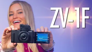 NEW Sony Vlogging Camera ZV-1F  Unboxing and review