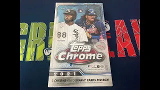 2021 Topps Chrome Hobby Box Opening!!!! 2 Autos Per Box!! Can We Pull 2 Good Ones??!!