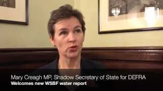 Mary Creagh MP welcomes new WSBF water report