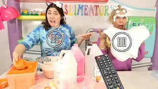 PAUSE CHALLENGE WHILE MAKING SLIME ~ Slimeatory #553