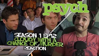 Psych  Reaction Season 1 Episode 12 Cloudy With a Chance of Murder