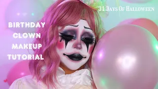 31 DAYS OF HALLOWEEN | CLOWN MAKEUP TUTORIAL