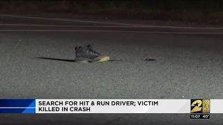 Pedestrian dies after being hit by 2 vehicles that left scene