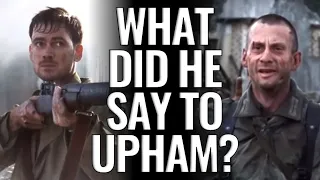 Saving Private Ryan: What did the german soldier say to Upham?