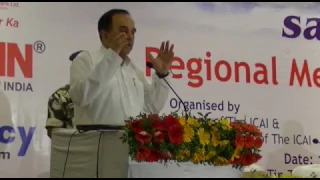 Dr Subramanian Swamy Very Informational Speech at Institue of CA's of INDIA  - Topic Black Money