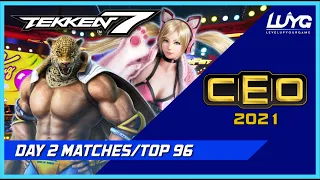 CEO 2021 Day 2 Tekken 7 Matches/Top 96: Kaizur, Rip, Arslan Ash, Farzeen, Super Akouma