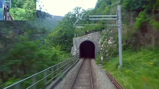 ★ 2x🎥 🇨🇭Biel - Moutier, Beautiful cab ride through the Jura mountains of Switzerland [07.2019]