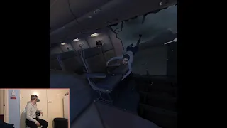 PLANE CRASH VR EXPERIENCE - Face your fears Part 1/4