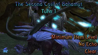 The Second Coil of Bahamut Turn 1 - Minimum Item level / No Echo Clear - Garlean Decurion