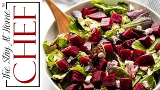 How to Make Beet Salad | The Stay At Home Chef