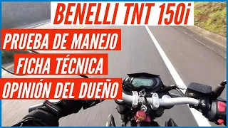 BENELLI TNT 150 i  Prueba de manejo, opinión del dueño y ficha técnica