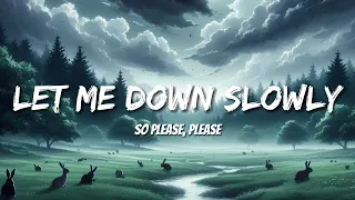 Alec Benjamin - Let Me Down Slowly (Lyrics)