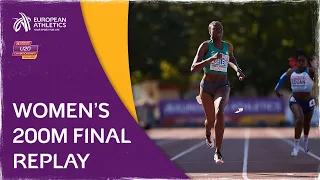 ADELEKE ACES Women's 200m Final - European U20 Championships Tallinn 2021