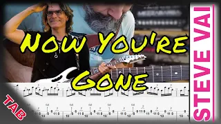 NOW YOU'RE GONE /Whitesnake - Steve vai (Solo Lesson with TAB)