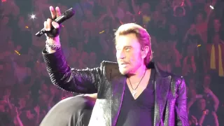 Que Je T´aime. Openingsnummer concert Johnny hallyday 15 juni 2013 Paris Bercy.