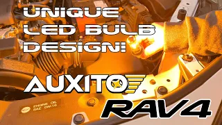 INSTALL AND QUICK REVIEW NEW AUXITO 7440 LED AMBER | TOYOTA RAV4