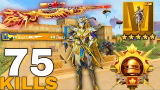 75 KILLS!!🔥 NEW BEST FASTEST GAMEPLAY W/ PHARAOH X-Suit 😍SAMSUNG,A7,J2,J3,J4,J5,J6,J7,XS,A3,A4,A5,A6