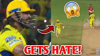 MS Dhoni got HATE for doing this...😱| MS Dhoni Daryl Mitchell Run - CSK vs PBKS IPL 2024 News