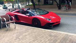 Best license plate ever? On a Lamborghini Aventador SV