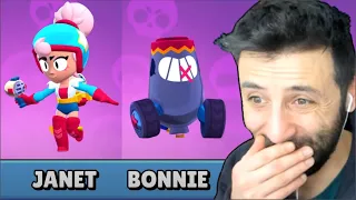 Yeni Uçan Karakter JANET ve BONNİE 🥰 Brawl Stars Brawl Talk