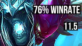 KARTHUS vs KHA'ZIX (JUNGLE) | 76% winrate, 12/2/9, Legendary | NA Diamond | v11.5