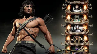 Mortal Kombat 11 - RAMBO Klassic Towers Gameplay @ ᵁᴴᴰ 60ᶠᵖˢ ✔