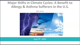 Major Shift in Climate Cycles: A Benefit to Allergy & Asthma Sufferers in the U.S.