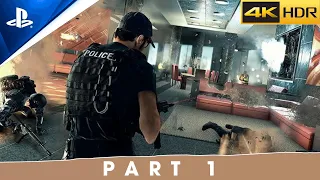 BATTLEFIELD HARDLINE Gameplay Walkthrough Part 1 FULL GAME [ 4K 60FPS ] - No Commentary