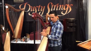 Willie Acuna plays the Dusty Strings mariachi-style Serrana 34 harp