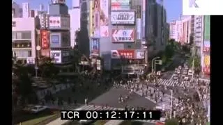 1980s Tokyo, Japan - Traffic, Busy Streets, Shibuya Crossing, Rare 35mm Footage