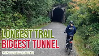 Jackpot!  Inside the Epic Snoqualmie Tunnel - Longest Rail Trail Tunnel in US!