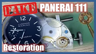 Fake PANERAI 111 restoration and repair